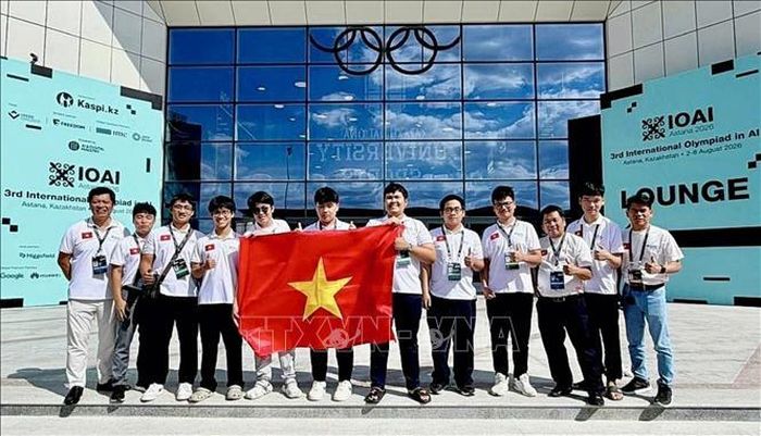 Việt Nam đạt 2 Huy chương Vàng Olympic Trí tuệ nhân tạo quốc tế (IOAI) năm 2026. Ảnh: TTXVN phát