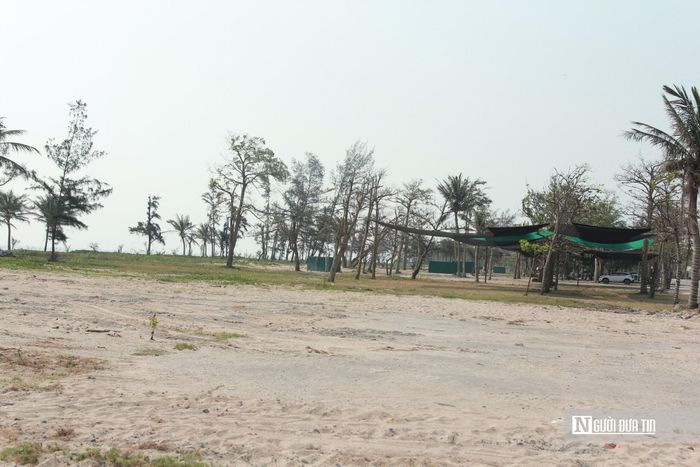 Khu vực dự án của công ty cổ phần Song Ngư Sơn vẫn đang để trống.