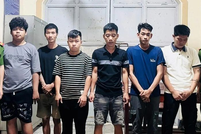 Những đối tượng liên quan đường dây ma túy cỏ bị bắt giữ (Ảnh: Công an cung cấp).