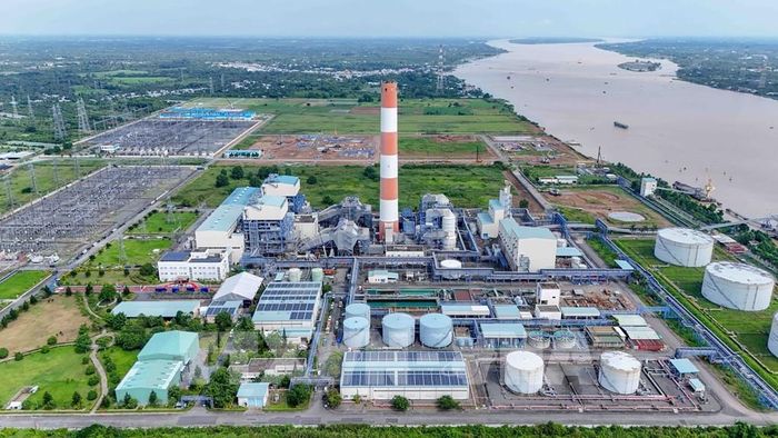 Nhà máy Nhiệt điện Ô Môn I thuộc Công ty Nhiệt điện Cần Thơ. Ảnh: Thanh Liêm - TTXVN