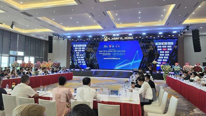 Quang cảnh Diễn đàn Kinh tế tư nhân Việt Nam 2026 (VPSF 2026) vòng địa phương tại Quảng Ninh. Ảnh: Thanh Vân- TTXVN