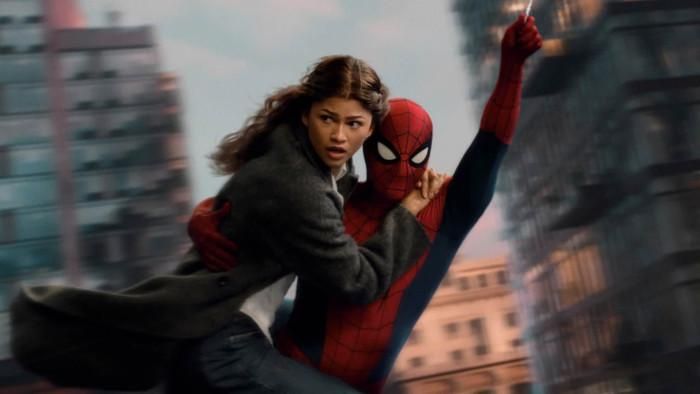 Tom Holland và Zendaya trong Spider-Man: Brand New Day. Ảnh: NSX
