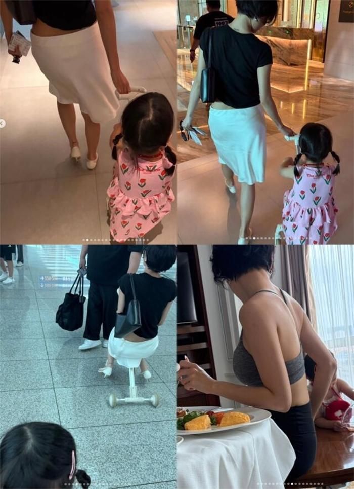 Hwasa còn khiến người hâm mộ bật cười khi thêm những dòng chú thích đầy tính "mẹ bỉm" vào từng bức ảnh.