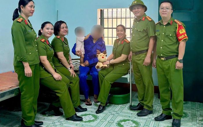 Cháu bé được Trại Tạm giam số 1 Công an tỉnh Quảng Ngãi bảo đảm các chế độ theo đúng quy định