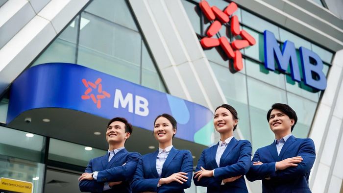 Lợi nhuận của MB hiện đứng thứ 3 toàn ngành ngân hàng và lần đầu tiên vượt qua BIDV. Ảnh: MB