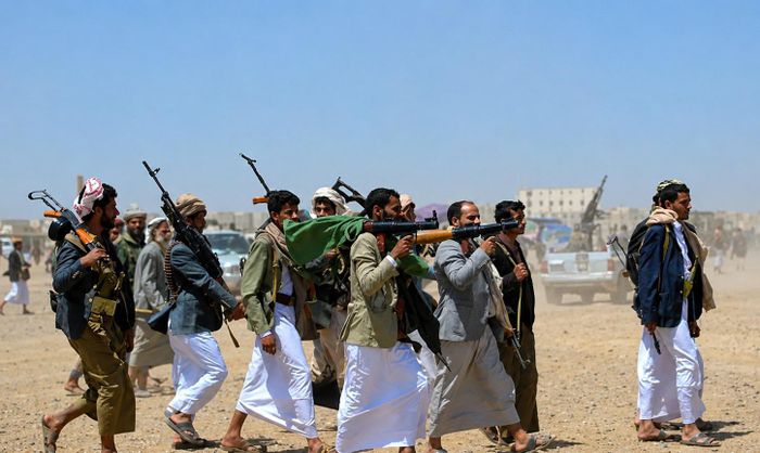 Lực lượng Houthi tại Yemen. Ảnh: WION.