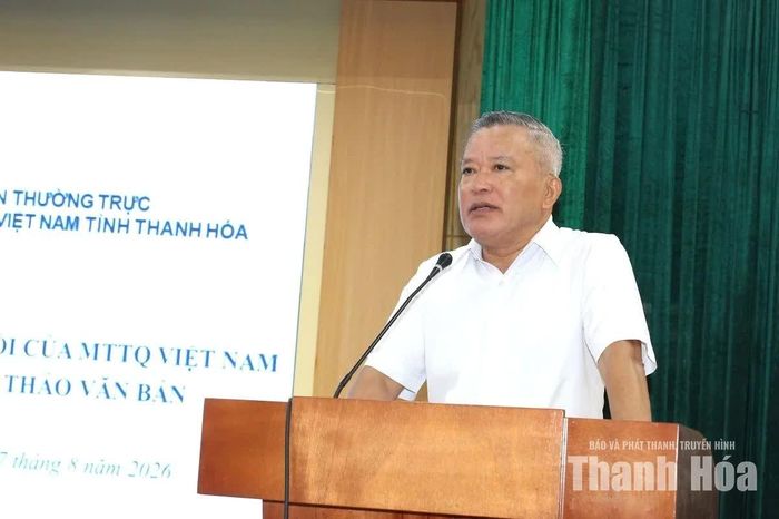 TS Nguyễn Văn Pha phát biểu tại hội nghị.