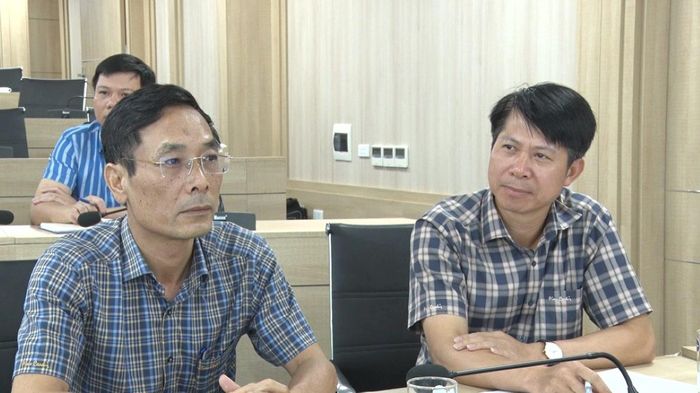 Đại diện lãnh đạo Báo và Phát thanh, truyền hình Thanh Hóa và Ban Tuyên giáo và Dân vận Tỉnh ủy dự buổi làm việc.