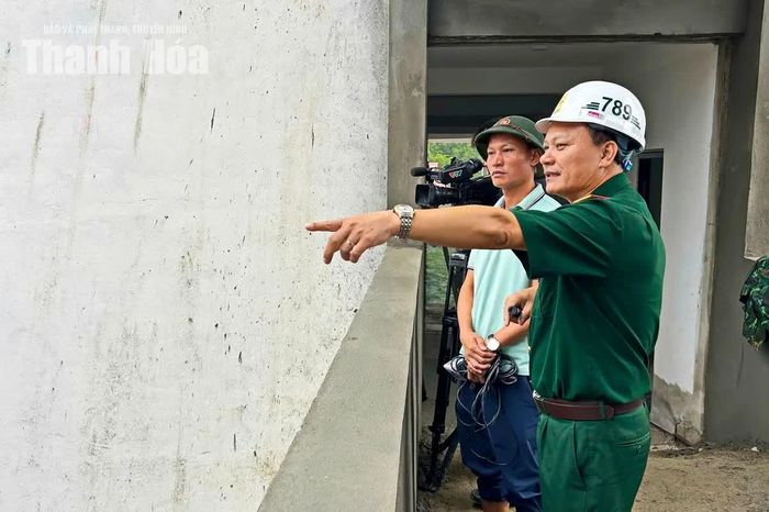 Thượng tá Nguyễn Văn Hải, Phó Trưởng phòng Kỹ thuật kinh doanh Tổng Công ty 789, Bộ Quốc phòng cho biết: Giá trị thực hiện công trình xây lắp đã đạt khoảng 80%.