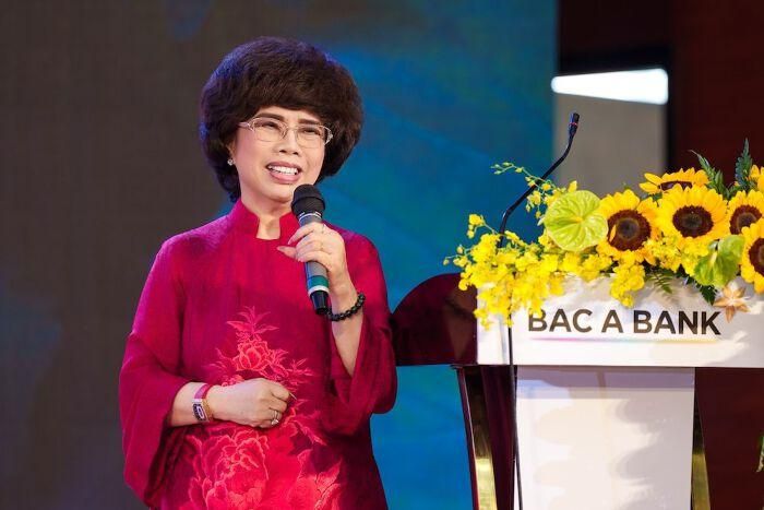Bà Thái Hương, Phó Chủ tịch HĐQT kiêm Tổng Giám đốc Bac A Bank. Ảnh: BAB