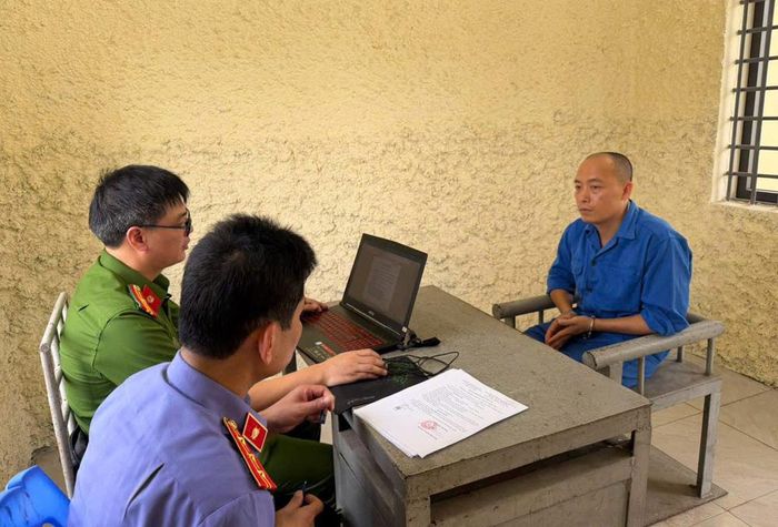 Bị can Trần Đình Tiệp (tức Vua Quạt).
