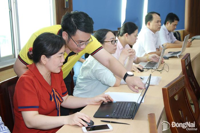 Các học viên tham gia chương trình tập huấn triển khai nền tảng trí tuệ nhân tạo Misa One AI do Sở Khoa học và Công nghệ Đồng Nai tổ chức vào tháng 4-2026.
