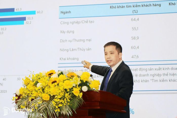 Ông Đậu Anh Tuấn, Phó Tổng thư ký, Trưởng ban Pháp chế Liên đoàn Thương mại và Công nghiệp Việt Nam (VCCI) gợi ý chính sách cho địa phương. Ảnh: Vương Thế