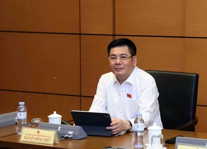  Phó Chủ tịch Quốc hội Nguyễn Hồng Diên đề nghị thống nhất với phương án Chính phủ trình. Ảnh: Đoàn ĐBQH tỉnh Gia Lai 