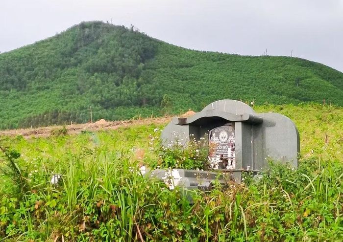  Phần mộ chí sĩ yêu nước Nguyễn Hữu Hảo. Ảnh: Lưu Hồng Sơn 