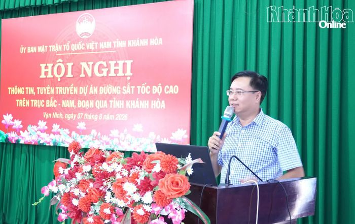 Ông Nguyễn Trung Dũng phát biểu tại hội nghị.