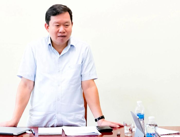 Đồng chí Nguyễn Quốc Luận - Giám đốc Sở Dân tộc và Tôn Giáo kết luận tại buổi làm việc.