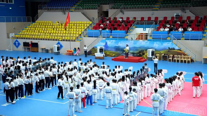 Quang cảnh lễ khai mạc.