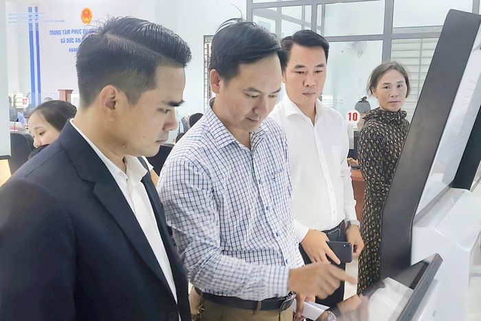 Công tác cải cách hành chính, tạo thuận lợi cho người dân, doanh nghiệp trong quá trình hoạt động luôn được xã Đức An (Lâm Đồng) chú trọng