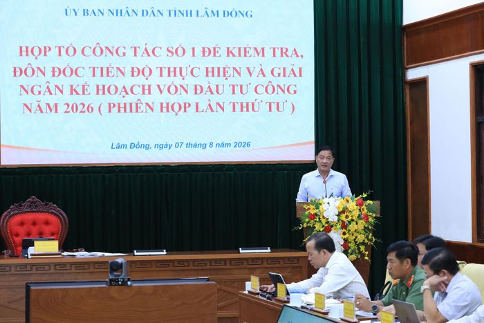 Phó Chủ tịch Thường trực UBND tỉnh Lâm Đồng Lê Trọng Yên yêu cầu các đơn vị, địa phương phía Tây tăng tốc giải ngân vốn đầu tư công