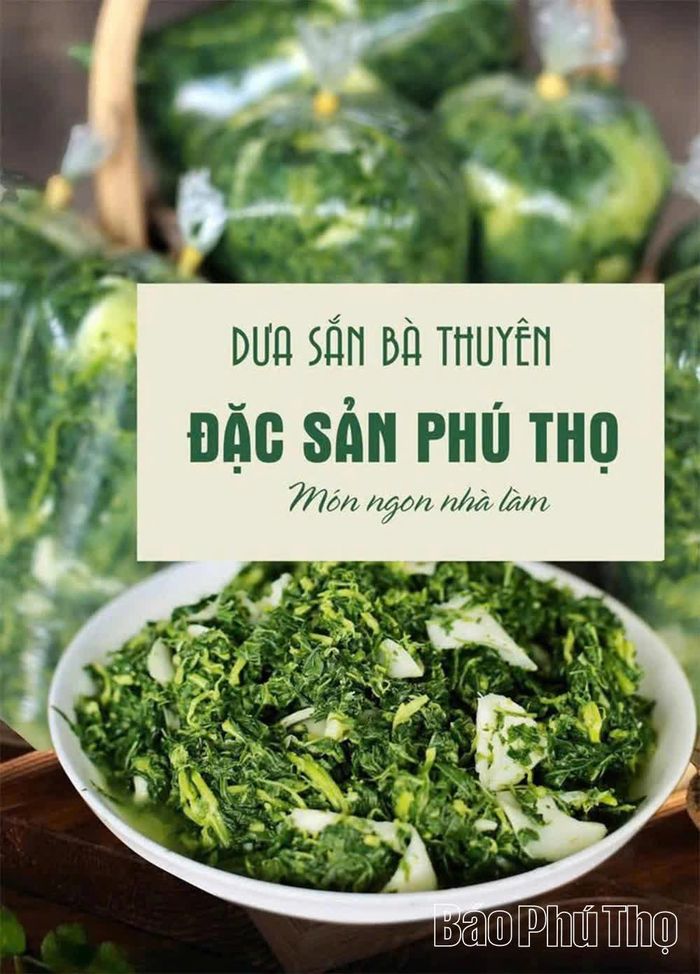 Đặc sản rau sắn muối chua Phú Thọ.