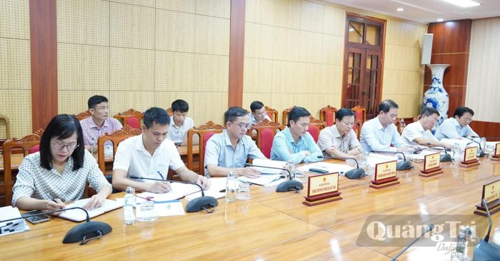 Đại biểu tham dự buổi làm việc - Ảnh: Q.V
