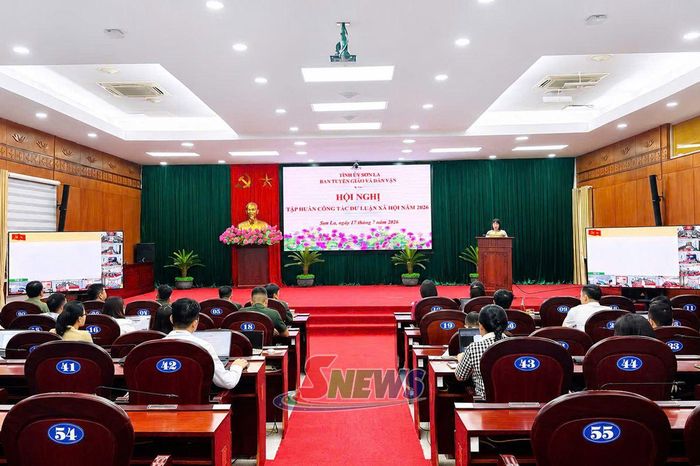 Hội nghị tập huấn công tác dư luận xã hội năm 2026.Ảnh: PV