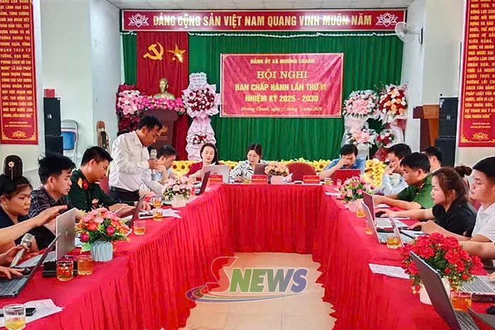 Hội nghị Ban Chấp hành Đảng ủy xã Mường Chanh.
