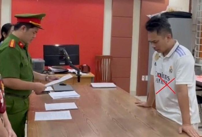 Sáng 7-8, Tòa án nhân dân khu vực 6 xét xử sơ thẩm với bị cáo Nguyễn Thành Long tức Tiến "Bịp". Ảnh: Công an TP Hải Phòng