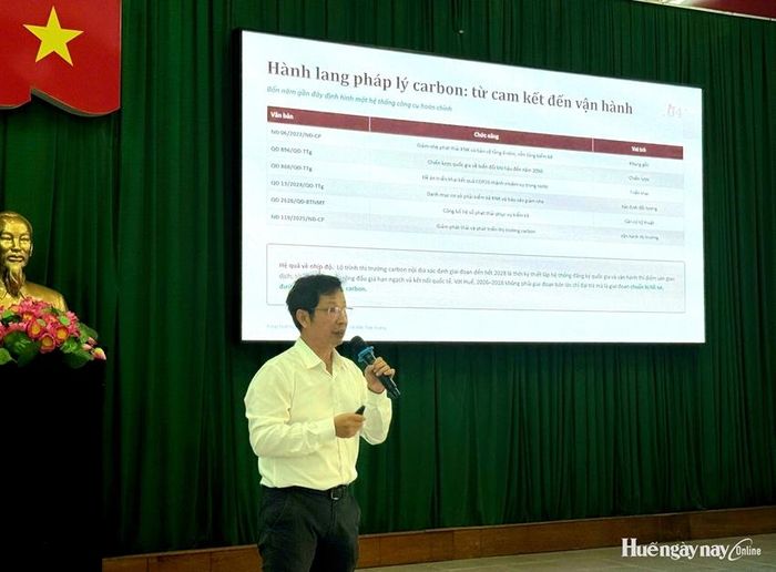 TS. Hồ Đắc Thái Hoàng chia sẻ "Rừng trong kiến trúc Net Zero: Từ độ che phủ đến tài sản carbon có tính toàn vẹn".