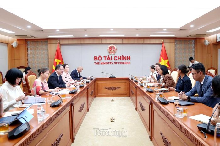 Quang cảnh buổi tiếp. Ảnh: Đức Minh