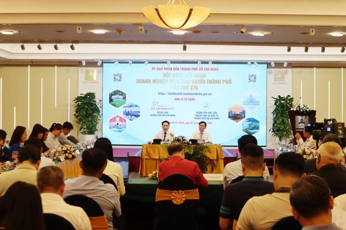 Hội nghị Đối thoại Doanh nghiệp - Chính quyền TP. Hồ Chí Minh chuyên đề về lĩnh vực du lịch. Ảnh: BTC