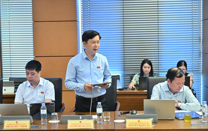 ĐBQH Nguyễn Hoàng Tùng (Lạng Sơn). Ảnh Quang Khánh