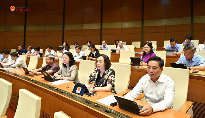 Các đại biểu tham dự phiên họp. Ảnh: Quang Khánh