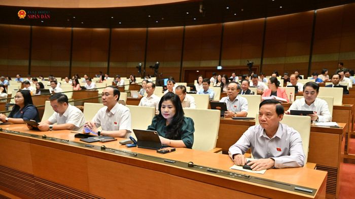 Các đại biểu tham dự phiên họp. Ảnh: Quang Khánh
