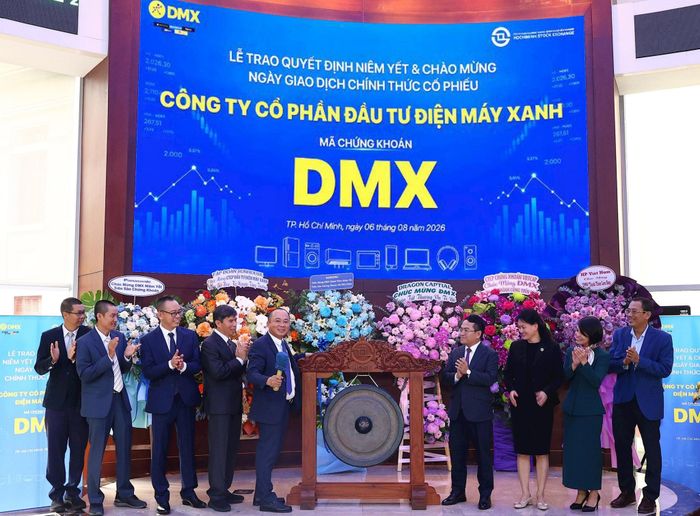 Cổ phiếu của CTCP Đầu tư Điện Máy Xanh (HoSE: DMX) chính thức giao dịch trên HoSE