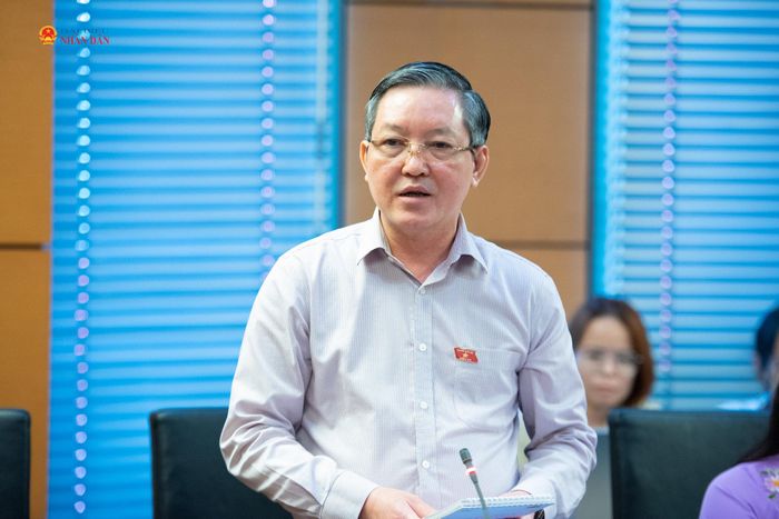 ĐBQH Lương Quốc Đoàn (An Giang) phát biểu thảo luận tại Tổ 13