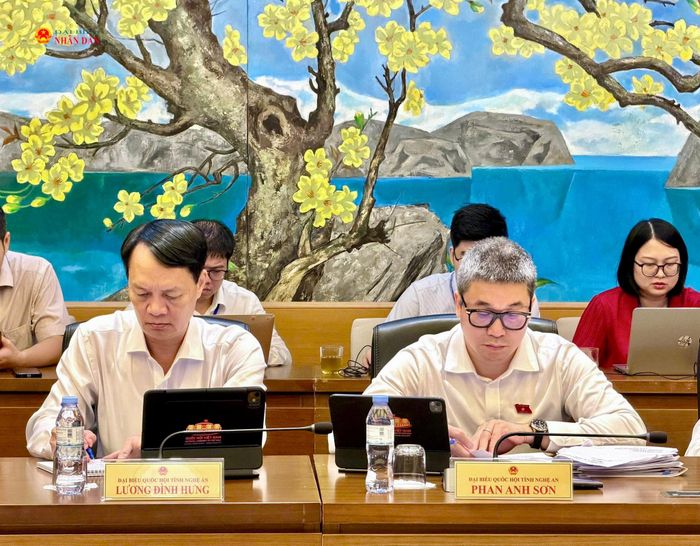 ĐBQH tỉnh Nghệ An tham dự phiên thảo luận tại tổ