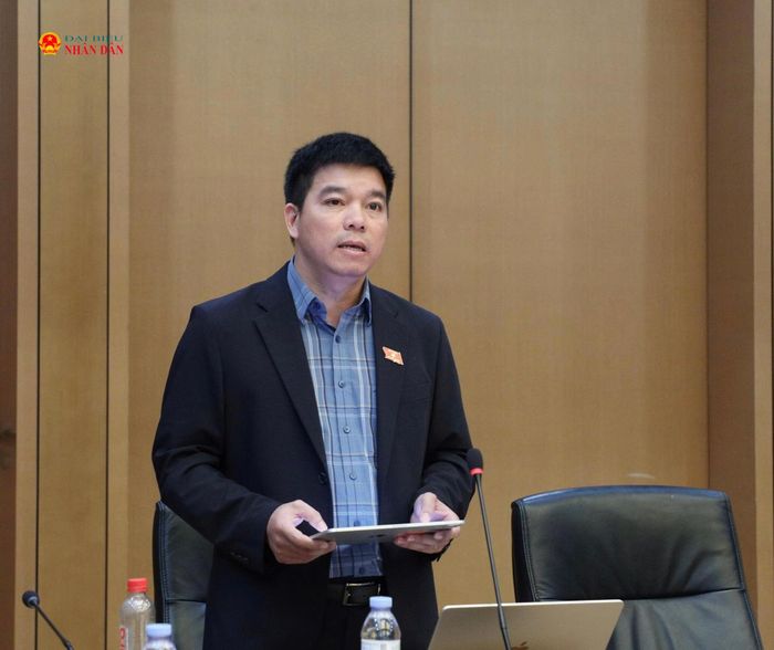 ĐBQH Nguyễn Văn Ngọc (Lâm Đồng) phát biểu