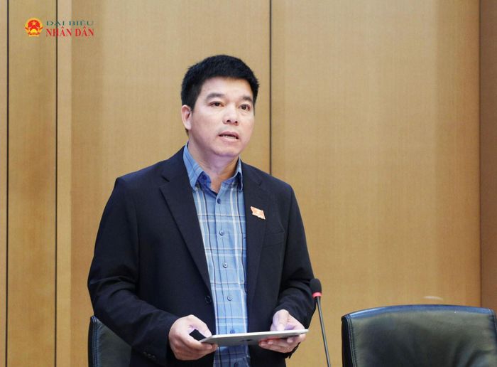 ĐBQH Nguyễn Văn Ngọc (Lâm Đồng) phát biểu