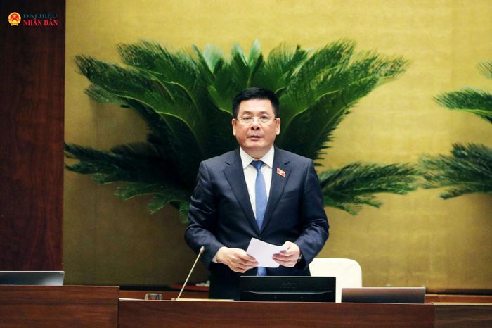 Phó Chủ tịch Quốc hội Nguyễn Hồng Diên điều hành phiên họp. Ảnh: Hồ Long