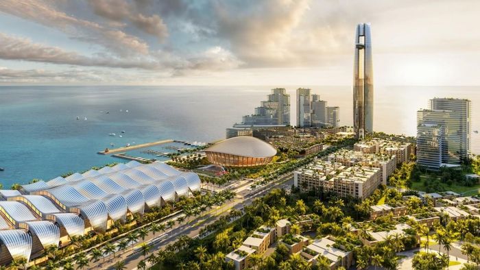 Phối cảnh tổng thể các dự án phục vụ hội nghị APEC đang được Sun Group xây dựng. Ảnh: Sun Group.