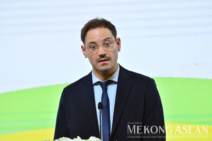 Ông Michael Lehmann, Phó Trưởng Ban Hợp tác Phát triển của Đại sứ quán Cộng hòa Liên bang Đức tại Việt Nam. Ảnh: Lê Hồng Nhung - Mekong ASEAN