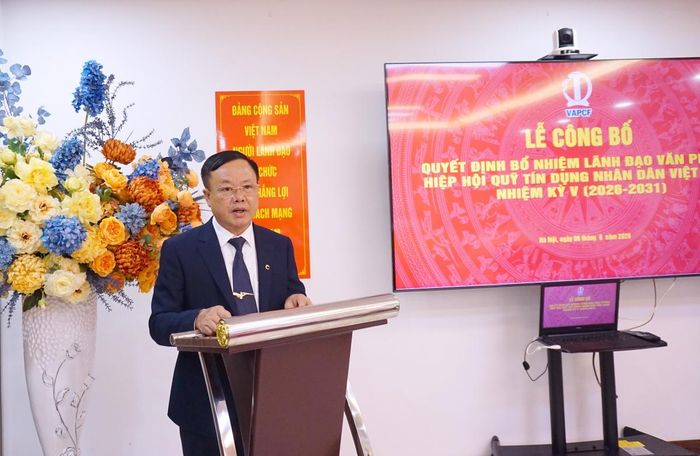 Ông Mai Văn Úy - Phó Tổng Thư ký Hiệp hội phát biểu nhận nhiệm vụ
