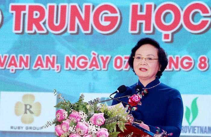 Phó Thủ tướng Chính phủ Phạm Thị Thanh Trà phát biểu tại buổi lễ.