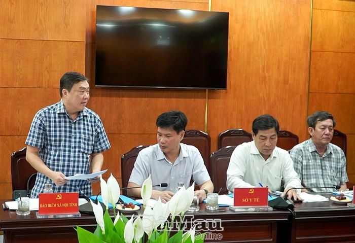 Ông Triệu Trung Hiếu, Giám đốc Bảo hiểm xã hội tỉnh Cà Mau,