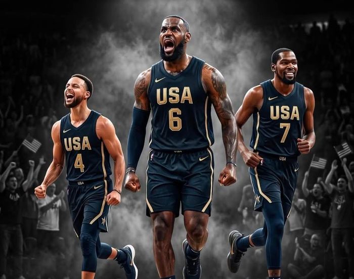 LeBron James, Kevin Durant và Stephen Curry có thể tái hợp trong màu áo tuyển Mỹ tại Olympic 2028