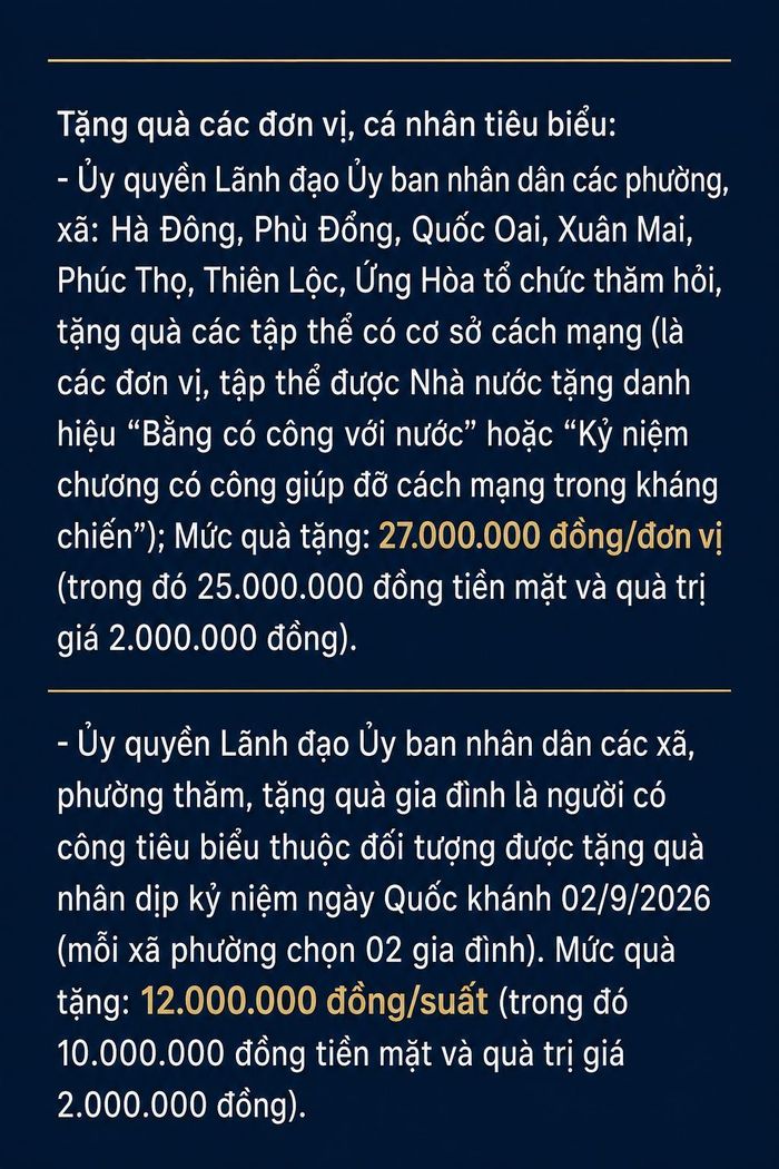 Tặng quà các đơn vị, cá nhân tiêu biểu