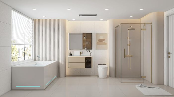 Bồn tắm là hạng mục có chi phí đầu tư khá cao
