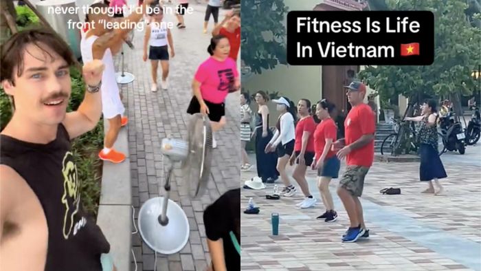 Nhiều du khách nhận xét không khí thể dục tại Việt Nam rất lôi cuốn khiến họ lập tức muốn vận động theo.